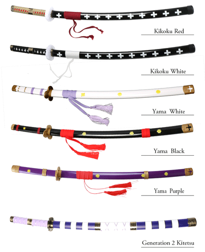 3-Piece Roronoa Zoro Katana Set – 104cm Handmade Anime Cosplay Swords (Shusui, Enma, Kitetsu) with Free Holder & Belt