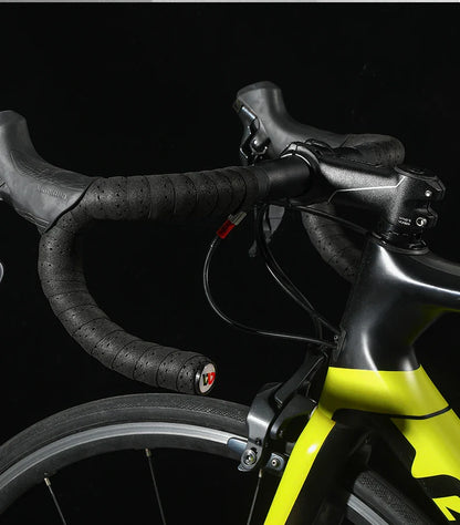 WEST BIKING EVA High Tenacity Handlebar Tape — Shock Absorbing Adhesive Bar Tape with Holes for Road Bikes