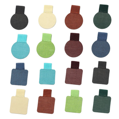 31 Colors Self-Adhesive Leather Pen Holder - Elastic Loop Clip for Notebooks, Journals, and Clipboards