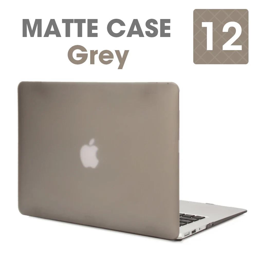 Matte Laptop Case Cover for MacBook Air & Pro - Slim Protective Hard Shell Case for 11 13 15 16 Inch Retina Touch Bar Models