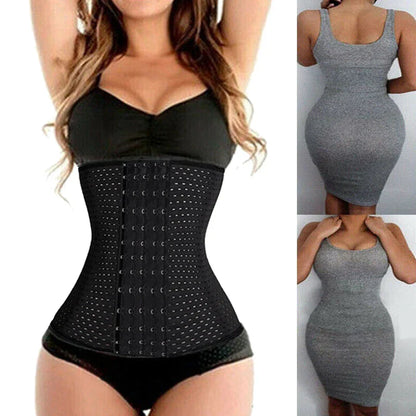 Plus Size XS-5XL Steel Boned Waist Trainer Corset for Women – Postpartum Shapewear Bustier Cinta Modeladora