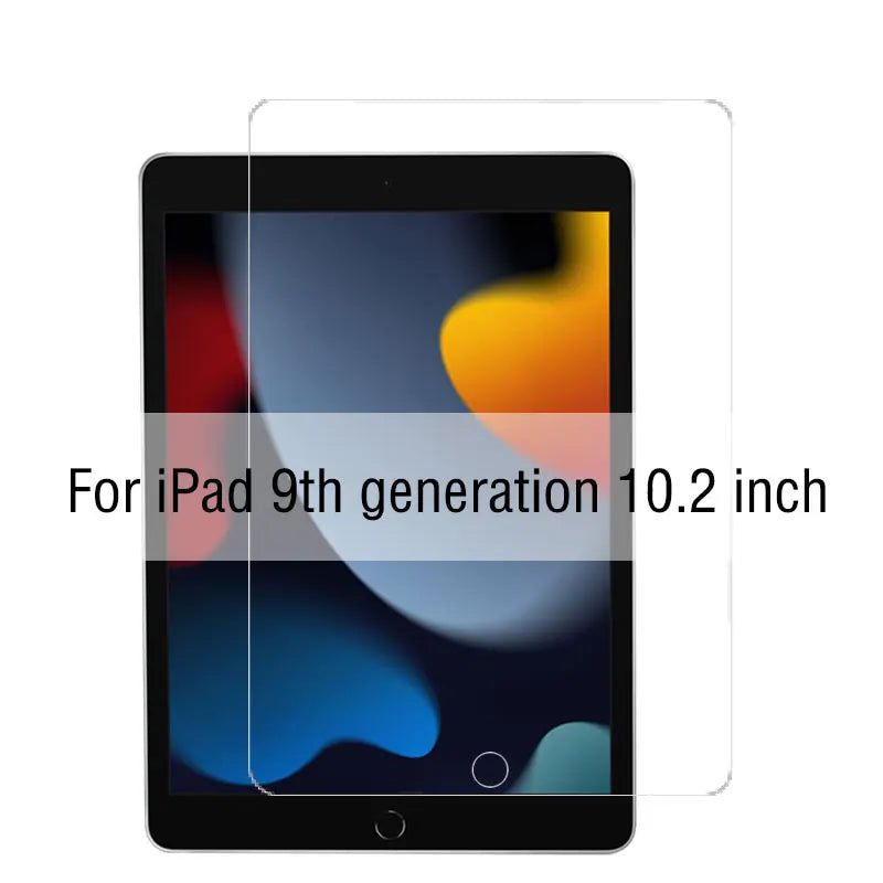 2PCS Tempered Glass Screen Protector for iPad Pro 11/12.9, Air 4/3/2, Mini 6/5/4/3 (2021/2024 Models)