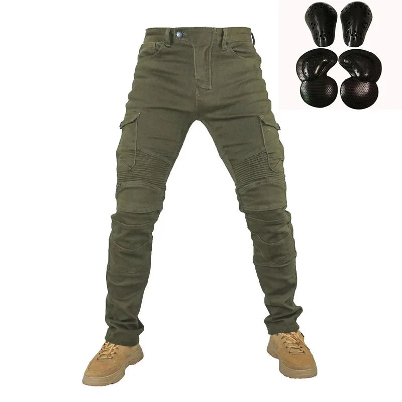 Motorcycle Jeans for Men – Featherbed Riding Trousers, Standard Version, Summer Car Ride Pants
