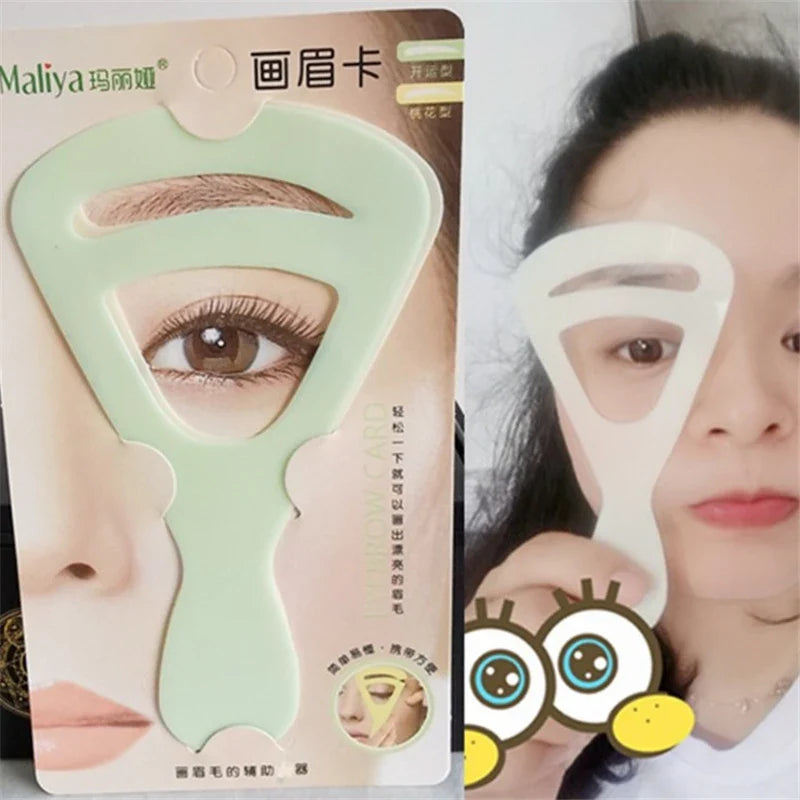 2pcs Reusable Eyebrow Stencil Set – Grooming & Shaping Template for Precise Eyebrow Drawing