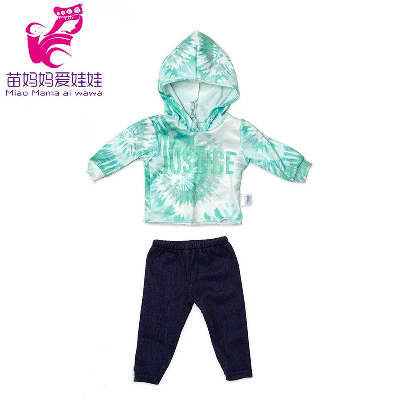 18-Inch Girl Doll Winter Coat — 43cm Baby Doll Jacket Outfit for Dressing