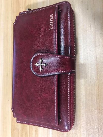 New Women’s PU Leather Wallet — Fashion Long Zipper Purse, Top Quality Brand Card Holder, Classic Female Wallet