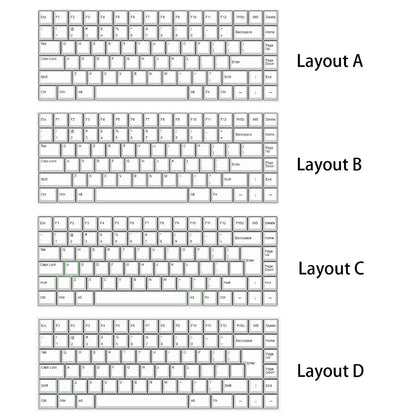 75% 84-Key QMK VIA ANSI ISO Hotswap PCB – Kailh Hot Socket Fully Programmable for YMD75 V2 & KDB75 Mechanical Keyboards