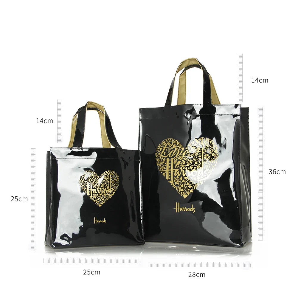 Simple Stylish PVC Reusable Shopping Bag – Luxury Eco-Friendly Waterproof Tote for Summer Beach