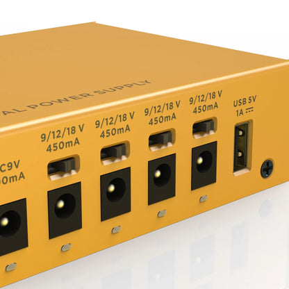 VITOOS AD10S-SV4 Effect Pedal Power Supply - Fully Isolated with Noise Reduction & High Power for Digital Effectors