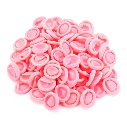 100PCS Disposable Latex Finger Cots – Non-Slip Anti-Static Rubber Finger & Thumb Protectors