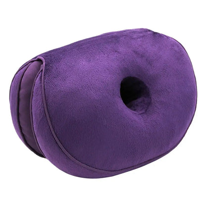 Multifunction Orthopedic Memory Foam Seat Cushion – Dual Comfort Pelvis Pillow for Hip Lift & Pressure Relief