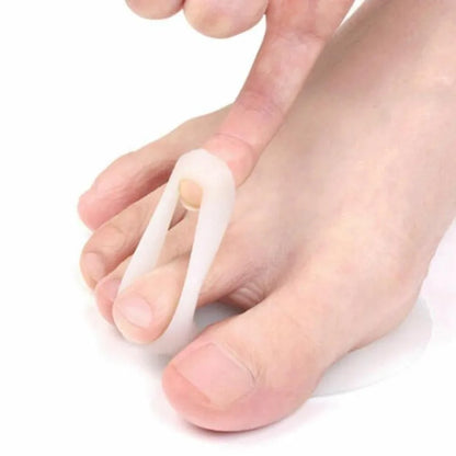 2Pcs Silicone Gel Metatarsal Pads for Shoes — Soft Foot Care Gel Pads for Sensitive Feet, Sore Ball Relief, Forefoot Pain Prevention