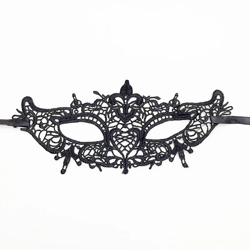 Sexy Lace Eye Mask for Women — Venetian Masquerade, Halloween & Carnival Half-Face Cosplay Party Mask