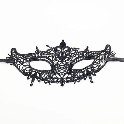 Sexy Lace Eye Mask for Women — Venetian Masquerade, Halloween & Carnival Half-Face Cosplay Party Mask