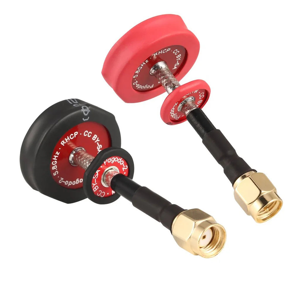 Pagoda 2 / Triple Feed Patch 5.8G 5dBi 50W FPV Flat Panel Antenna: Omnidirectional Omni LHCP/RHCP SMA/RP-SMA