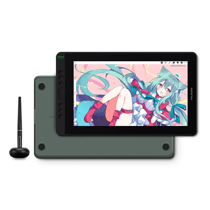 Huion Kamvas 13 Graphics Tablet — AG Glass Pen Display with 8192-Level Battery-Free Stylus for Android, Windows & MacOS