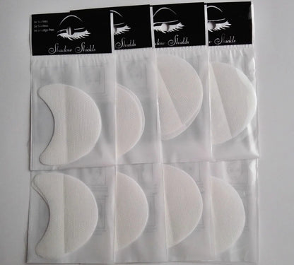 OWOSC White Eyelash Extension Paper Patches – Under Eye Pads for Grafting, 5/10/50 Pcs Makeup Tool