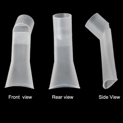 3-Piece Household Nebulizer Kit — Inhaler Cup and Compressor Mouthpieces, Medical Steam Inhaler Accessories