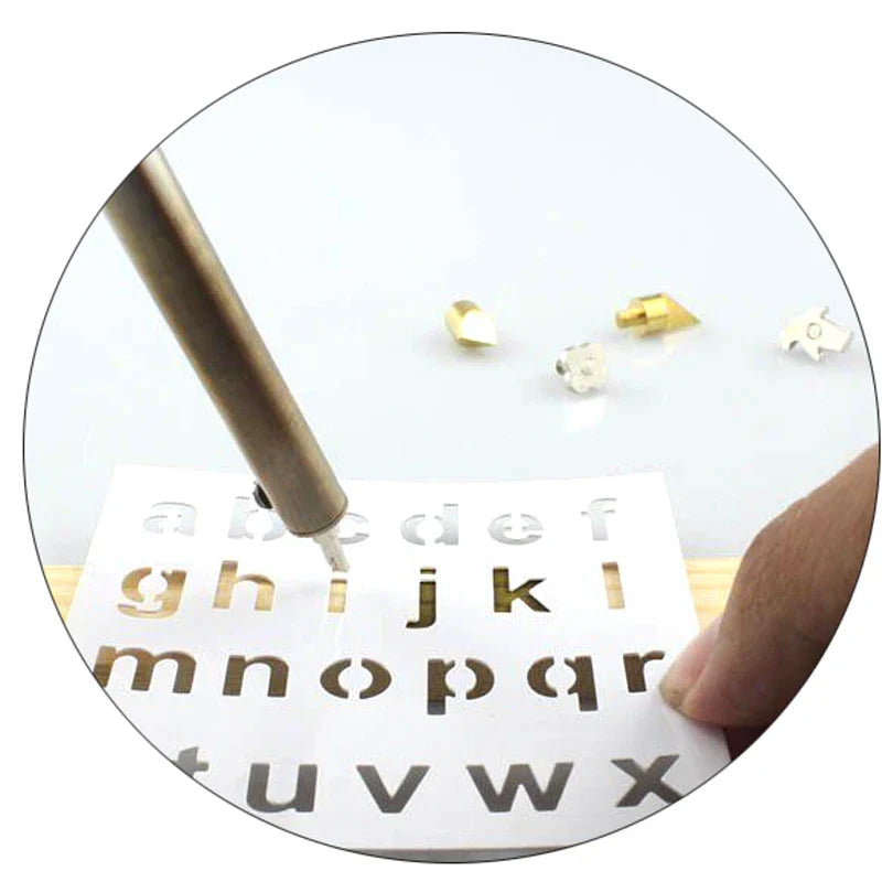 Wood Burning Pyrography Pen Kit – Adjustable Temperature Electric Soldering & Embossing Tool, EU 60