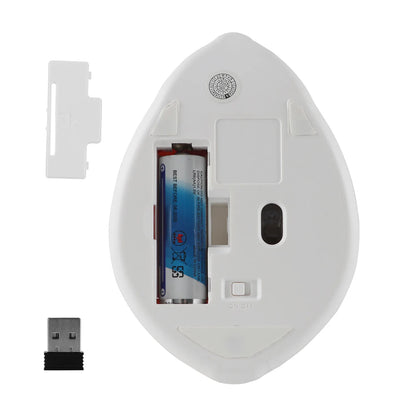 Creative Hamster Design Wireless Mouse: Cute Ergonomic 2.4G Mause, 1200 DPI Optical Mini Mice - Perfect Kid Gift for PC or Laptop