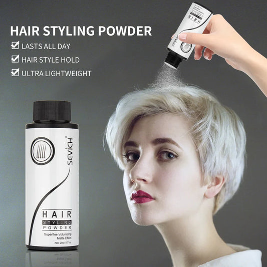 Sevich Unisex Dust It Hair Powder Spray – Increases Volume & Adds Fluff for Thin Hair, Haircut Styling Hairspray