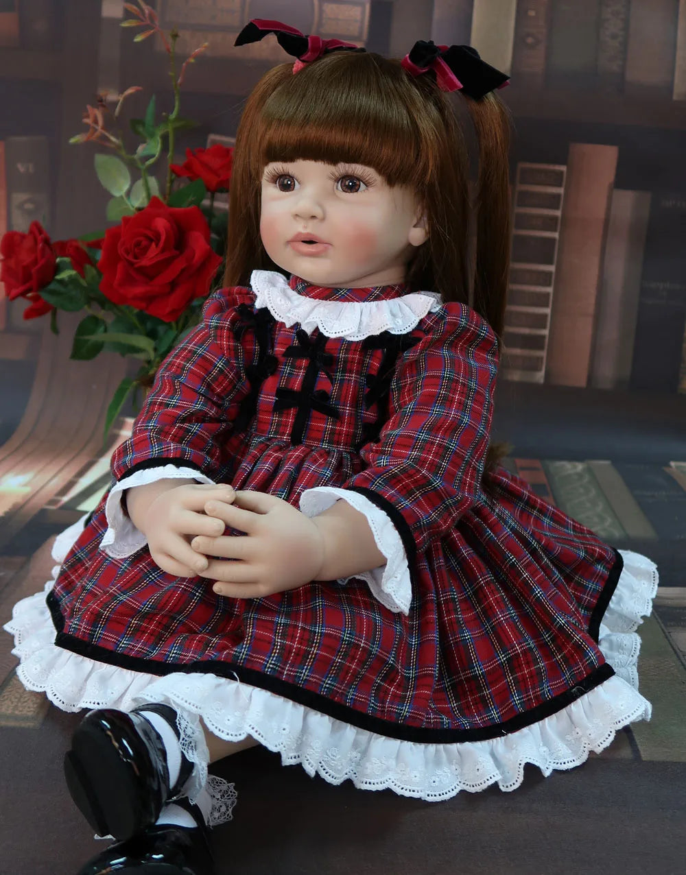 60cm Lifelike Reborn Toddler Doll – High-Quality Silicone Vinyl Princess Baby Girl Doll