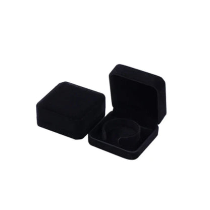 Red Velvet Wedding Jewelry Storage Box – Ring, Earrings, Necklace & Bracelet Organizer Gift Case