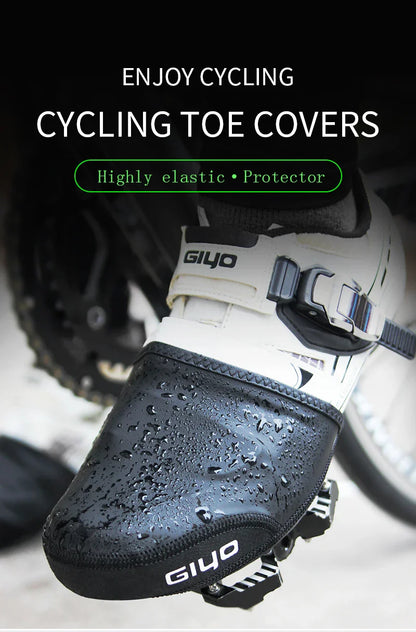GIYO Winter Bicycle Toe Covers – Rainproof & Windproof Bike Shoe Covers for MTB & Road Cycling, Men & Women Booties