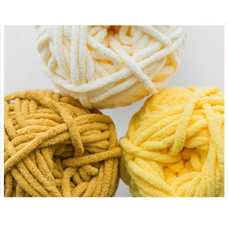 50g/Ball DIY Knitting Yarn – Soft Wool for Baby Scarf, Hat, Chunky Crochet Thread