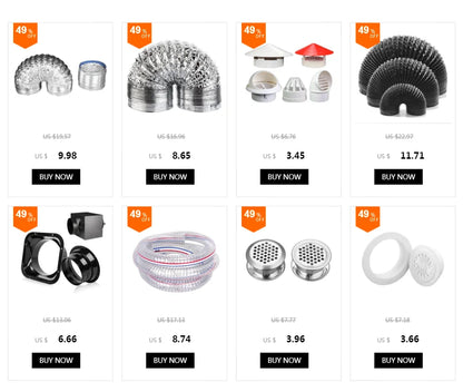 Flexible Air Conditioning & Washing Machine Drain Hose — Water Inlet Extension Pipe with Faucet Connector for Bathroom & Kitchen