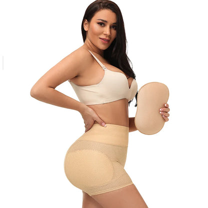 Butt Lifting Hip Enhancer Cushion – Padded Mesh Control Panties for Natural Curves