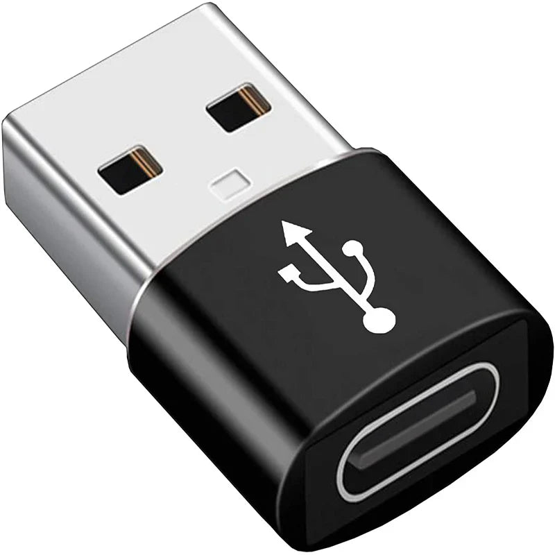 USB 3.0 to USB-C 3.1 Adapter – Mini Hi-Speed Type-C Female to USB-A Male Converter for Fast Charging & Data Sync OTG