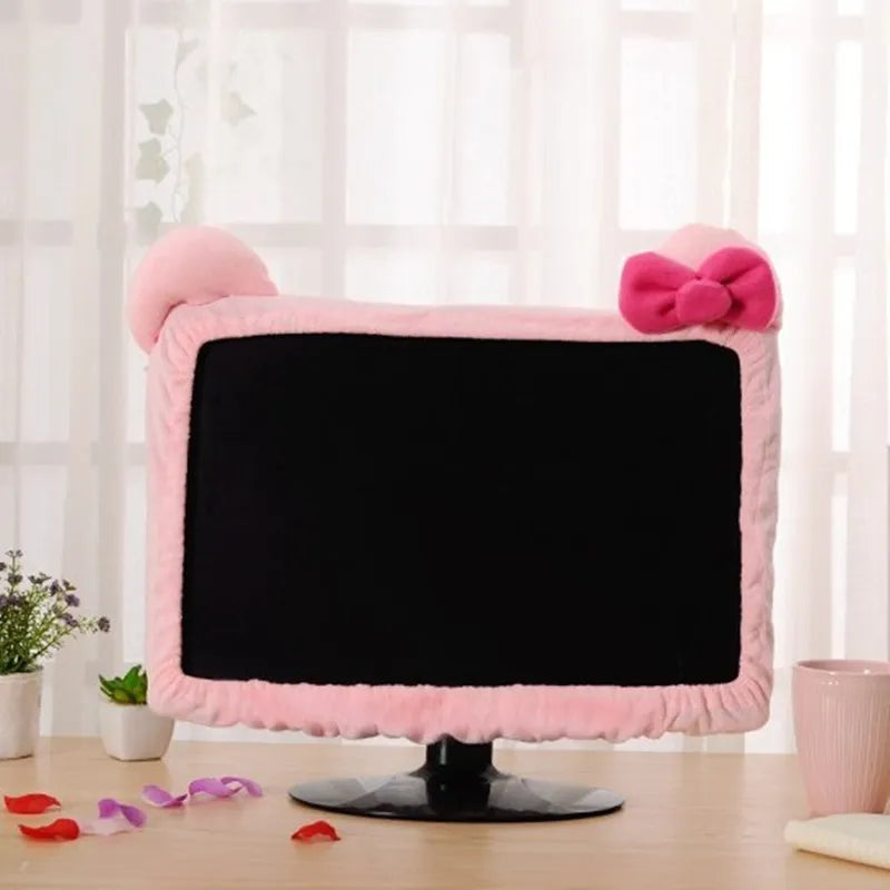 Cute Dust-proof Computer Monitor Decorative Cover - Notebook Protective Sleeve
