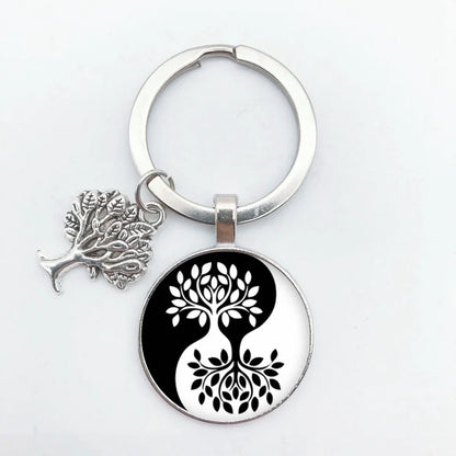 Tree of Life Keychain – Vintage Handmade Fashion Key Ring Jewelry Gift for Men & Women Party & Everyday Use Accessories