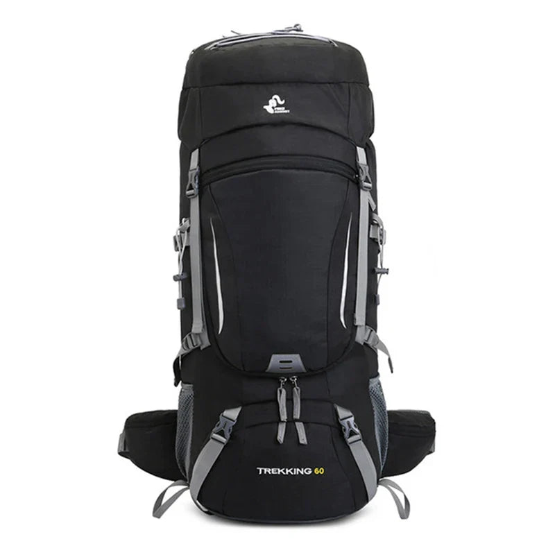 Men’s 60L Large Hiking Backpack — Mountaineering, Camping, Climbing & Outdoor Sport Rucksack XA108Y