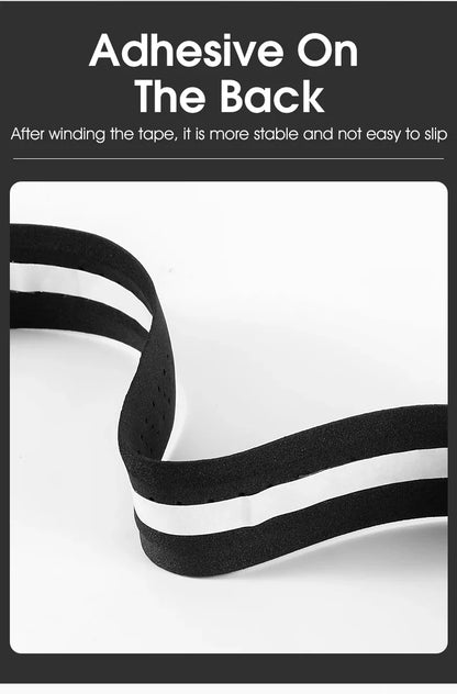 WEST BIKING EVA High Tenacity Handlebar Tape — Shock Absorbing Adhesive Bar Tape with Holes for Road Bikes
