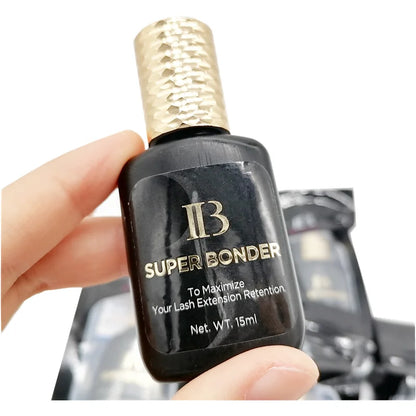 IB Super Bonder 15ml Clear Glue — Original Eyelash Extension Adhesive & Fixing Agent for False Lashes Makeup Tools