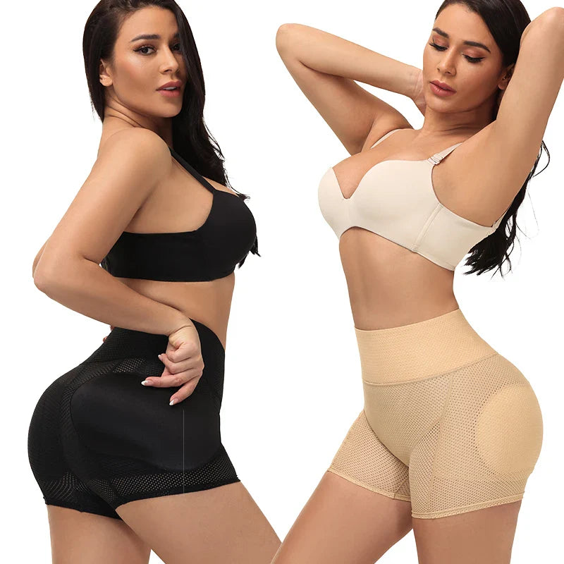 Butt Lifting Hip Enhancer Cushion – Padded Mesh Control Panties for Natural Curves