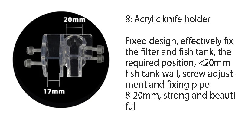 ZRDR Aquarium Filter Accessories – Stainless Steel External Inlet/Outlet Tube & Oil Film Remover for Fish Tanks