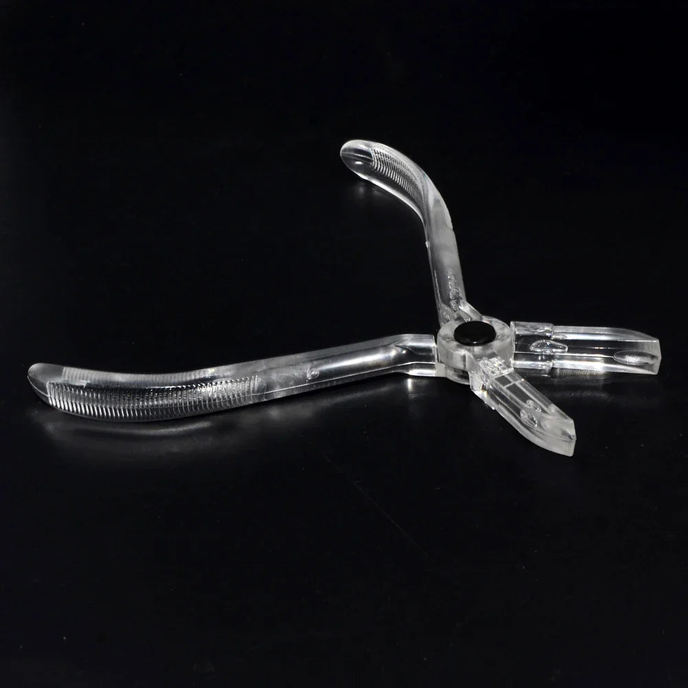 Acrylic Body Piercing Forceps Clamp – EO Gas Sterilized Tool for Ear, Lip, Navel, Nose & Septum Piercings