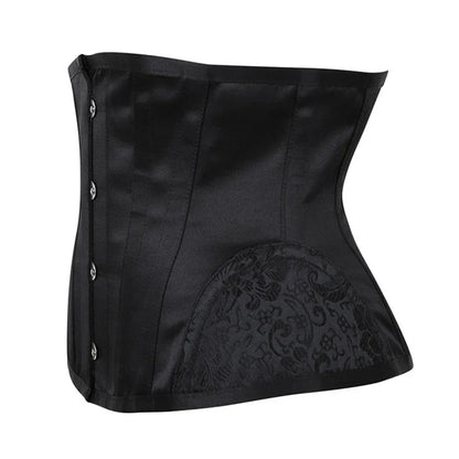Gothic Steampunk Style: Short Torso Corset Top - Hourglass Curve Shaper with Modeling Strap, Slimming Waist Trainer for a Unique Look