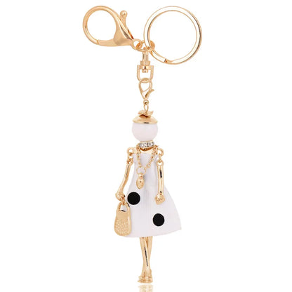 Trendy Women’s Metal Charm Keychain 2026 – Cute Statement Bag Pendant Jewelry Gift for Ladies