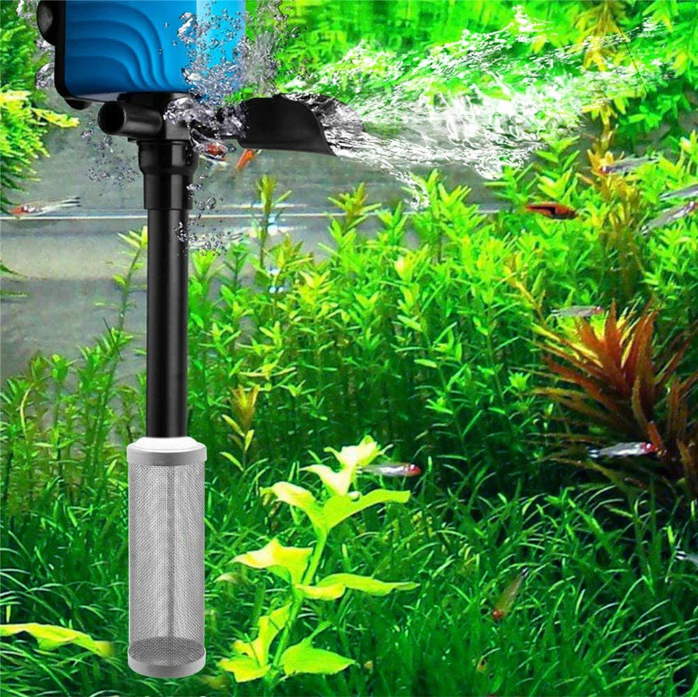 12/16mm Aquarium Inflow Inlet Filter – Stainless Steel Mesh Net Guard, Fish Tank Intake Strainer & Prefilter Cover