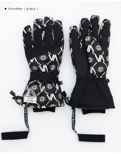 2-in-1 Extra Thick Ski Gloves – Waterproof, Windproof Winter Mittens for Men & Women
