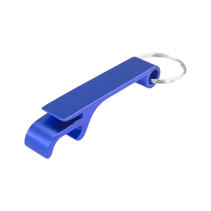 100pcs Custom Aluminum Can Opener Keychain — Portable Promotional Giveaway with Logo for Restaurants