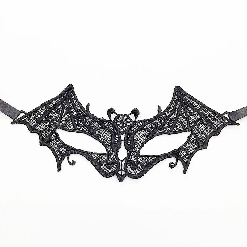 Sexy Lace Eye Mask for Women — Venetian Masquerade, Halloween & Carnival Half-Face Cosplay Party Mask