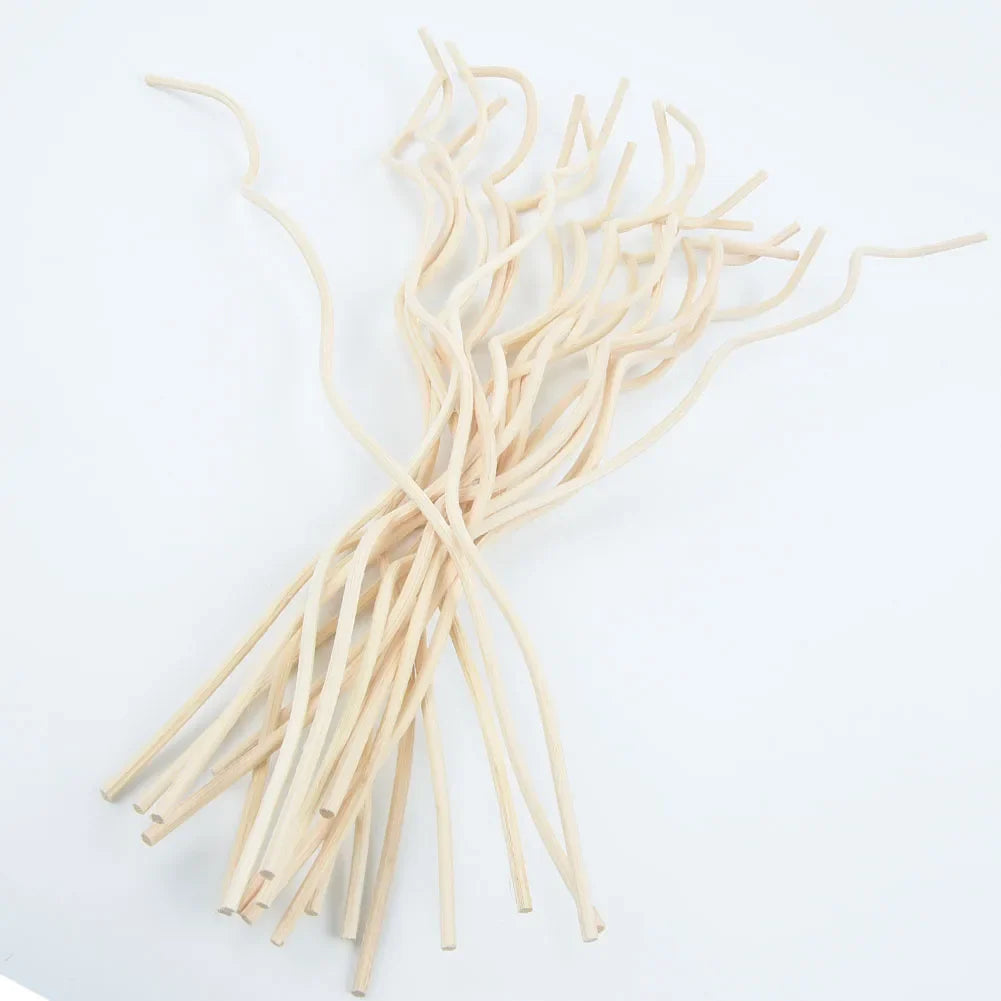 20PCS Diffuser Sticks – Long Wavy Rattan Reed Replacement for Fragrance Diffuser, Air Freshener Accessory