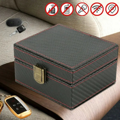 Car Keyless Signal Blocker | Anti-Theft Faraday Box | Mobile Phone & Key Fob Protector | Radiation-Proof Safety