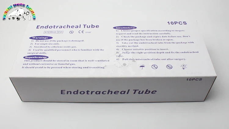 Disposable Veterinary Endotracheal Tube with Cuff – Sterile Tracheal Tube for Animal Use