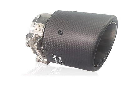 SUMSOO Carbon Fiber Exhaust Tail Tips — Decorative Modified Pipe for Mazda CX-3, CX-4, CX-5, Axela & Atenza